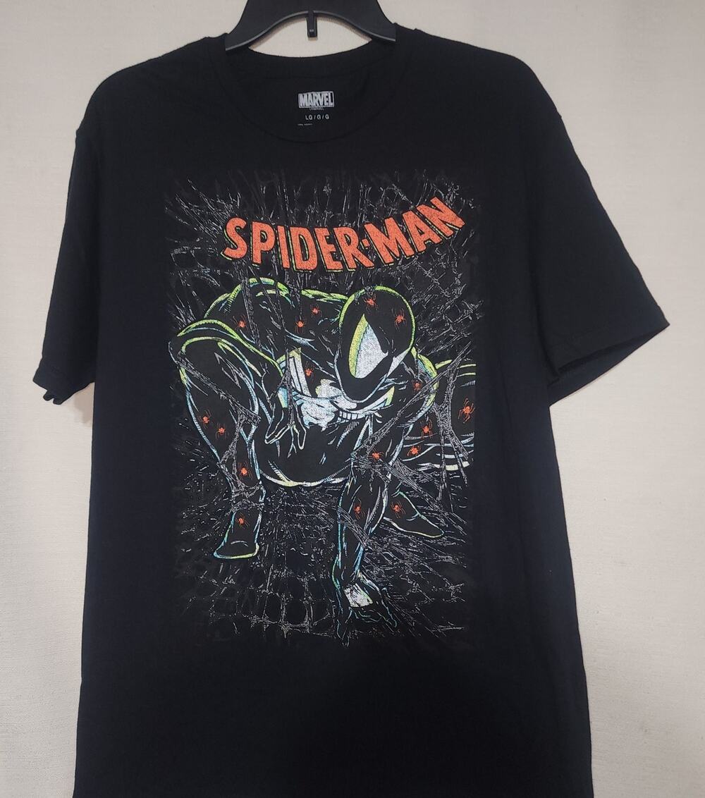 Peter Parker Venom shirt men's large shirt